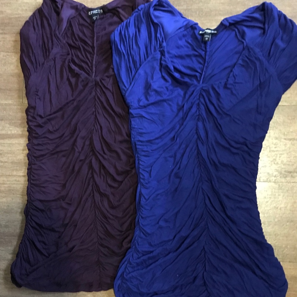*lot of two* Express ruched blouse XS